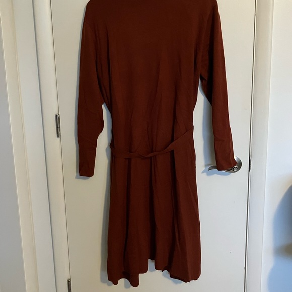 Nine West rust colored long cardigan - Picture 3 of 3